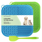Tapis de léchage pour chien avec ventouses