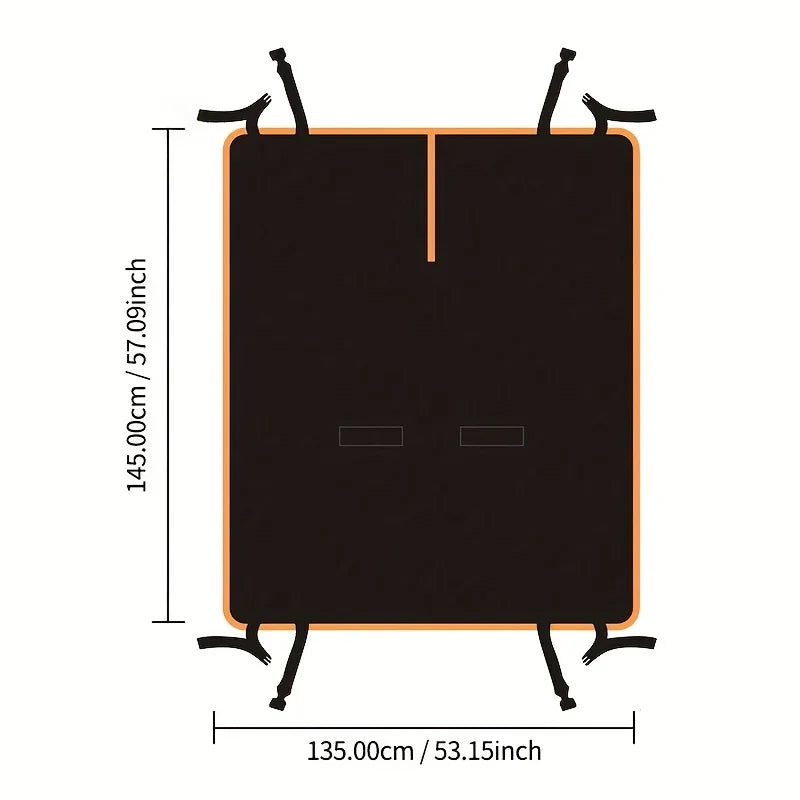 Dimensions de la housse de banquette imperméable pour chien