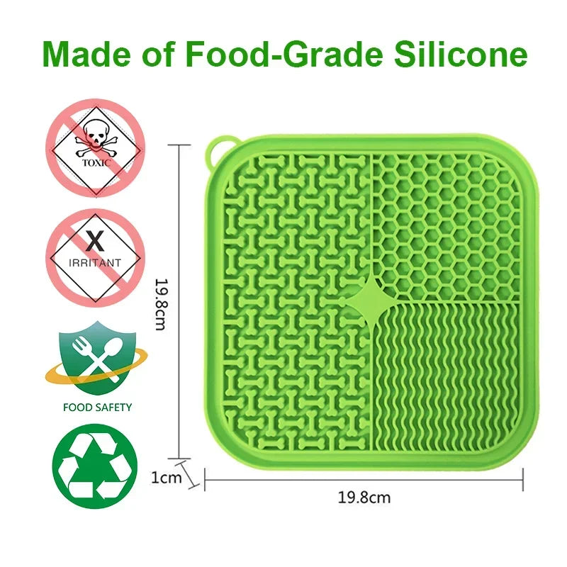 Tapis de léchage en silicone alimentaire