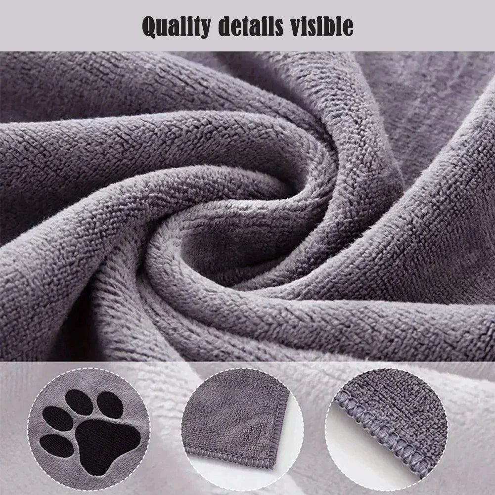Pack Retour de balade : serviette microfibre pour chien